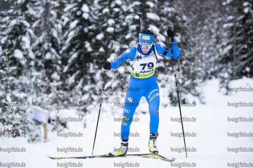 28.01.2022, xsoex, Biathlon IBU Open European Championships Arber, Sprint Women, v.l. Rebecca Passler (Italy)  / 