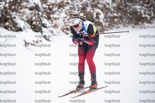 29.01.2022, xsoex, Biathlon IBU Open European Championships Arber, Pursuit Women, v.l. Ragnhild Femsteinevik (Norway)  / 