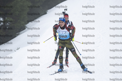 04.02.2021, xsoex, Biathlon Deutschlandpokal Clausthal-Zellerfeld, v.l. Markus Schweinberg (Germany)  / 