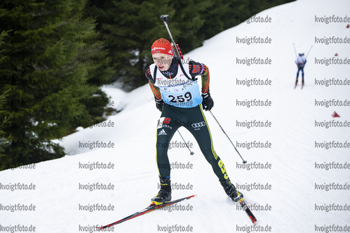04.02.2021, xsoex, Biathlon Deutschlandpokal Clausthal-Zellerfeld, v.l. Fritz Seidel (Germany)  / 