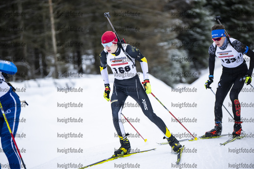 05.02.2021, xsoex, Biathlon Deutschlandpokal Clausthal-Zellerfeld, v.l. Ole-Einar Saure (Germany), Dorian Endler (Germany)  / 