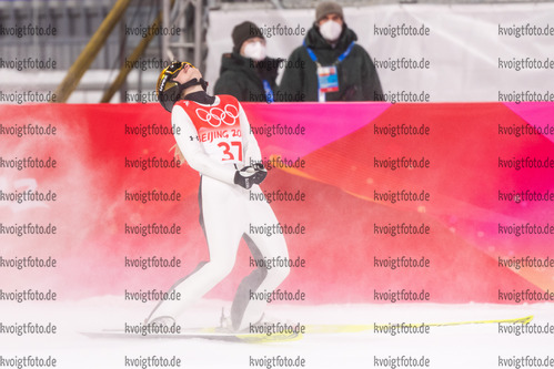 Zhangjiakou, China, 05.02.22: Nika Kriznar (Slovenia) in aktion beim Skisprung der Damen waehrend den Olympischen Winterspielen 2022 in Peking am 05. Februar 2022 in Zhangjiakou. (Foto von Kevin Voigt / VOIGT)

Zhangjiakou, China, 05.02.22: Nika Kriznar (Slovenia) in action competes during the women´s ski jumping at the Olympic Winter Games 2022 on February 05, 2022 in Zhangjiakou. (Photo by Kevin Voigt / VOIGT)