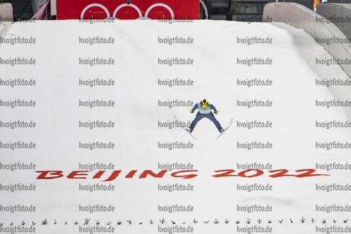 Zhangjiakou, China, 07.02.22: Danil Sadreev (Russian Olympic Commitee) in aktion beim Skisprung Mixed Relay waehrend den Olympischen Winterspielen 2022 in Peking am 07. Februar 2022 in Zhangjiakou. (Foto von Tom Weller / VOIGT)

Zhangjiakou, China, 07.02.22: Danil Sadreev (Russian Olympic Commitee) in action competes during the ski jumping mixed relay at the Olympic Winter Games 2022 on February 07, 2022 in Zhangjiakou. (Photo by Tom Weller / VOIGT)