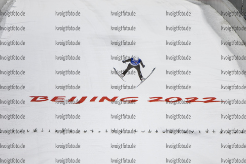 Zhangjiakou, China, 07.02.22: Mackenzie Boyd-Clowes (Canada) in aktion beim Skisprung Mixed Relay waehrend den Olympischen Winterspielen 2022 in Peking am 07. Februar 2022 in Zhangjiakou. (Foto von Tom Weller / VOIGT)

Zhangjiakou, China, 07.02.22: Mackenzie Boyd-Clowes (Canada) in action competes during the ski jumping mixed relay at the Olympic Winter Games 2022 on February 07, 2022 in Zhangjiakou. (Photo by Tom Weller / VOIGT)
