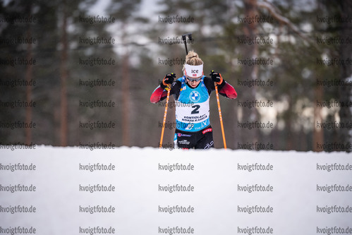 Kontiolahti, Finnland, 06.03.22: Tiril Eckhoff (Norway) in aktion waehrend des 10km Pursuits der Frauen bei dem BMW IBU World Cup im Biathlon am 06. Februar 2022 in Kontiolahti. (Foto von Kevin Voigt / VOIGT)

Kontiolahti, Finland, 06.03.22: Tiril Eckhoff (Norway) in action competes during the 10km women’s pursuit at the Biathlon BMW IBU World Cup March 06, 2022 in Kontiolahti. (Photo by Kevin Voigt / VOIGT)