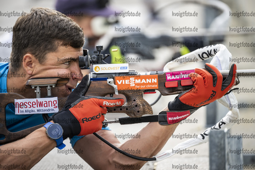 Ruhpolding, Deutschland, 27.05.22: Philipp Nawrath (Germany) in aktion am Schiessstand waehrend des Training am 27. Februar 2022 in Ruhpolding. (Foto von Kevin Voigt / VOIGT)

Ruhpolding, Germany, 27.05.22: Philipp Nawrath (Germany) at the shooting range during the training at the May 27, 2022 in Ruhpolding. (Photo by Kevin Voigt / VOIGT)