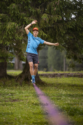 Pokljuka, Slowenien, 29.06.22: Philipp Horn (Germany) in aktion waehrend des Training am 29. June  2022 in Pokljuka. (Foto von Kevin Voigt / VOIGT)

Pokljuka, Slovenia, 29.06.22: Philipp Horn (Germany) in action competes during the training at the June 29, 2022 in Pokljuka. (Photo by Kevin Voigt / VOIGT)