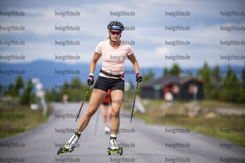 Hafjell, Norwegen, 09.07.22: Vanessa Hinz (Germany) in aktion waehrend des Training am 09. July  2022 in Hafjell. (Foto von Kevin Voigt / VOIGT)

Hafjell, Norway, 09.07.22: Vanessa Hinz (Germany) in action competes during the training at the July 09, 2022 in Hafjell. (Photo by Kevin Voigt / VOIGT)