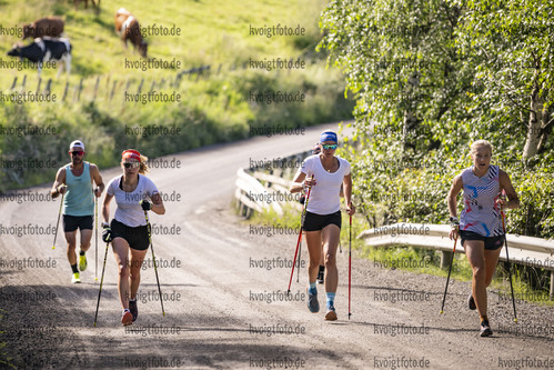 Lillehammer, Norwegen, 13.07.22: Trainer Kristian Mehringer (Germany), Janina Hettich-Walz (Germany), Vanessa Hinz (Germany), Anna Weidel (Germany) in aktion waehrend des Training am 13. July  2022 in Lillehammer. (Foto von Kevin Voigt / VOIGT)

Lillehammer, Norway, 13.07.22: Trainer Kristian Mehringer (Germany), Janina Hettich-Walz (Germany), Vanessa Hinz (Germany), Anna Weidel (Germany) in action competes during the training at the July 13, 2022 in Lillehammer. (Photo by Kevin Voigt / VOIGT)