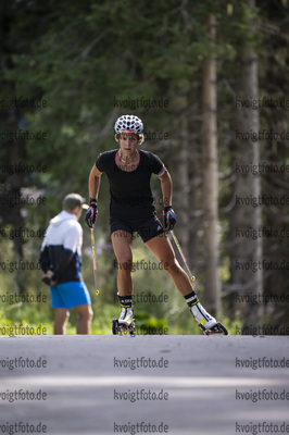 Obertilliach, Oesterreich, 13.08.22: Sophia Schneider (Germany) in aktion waehrend des Training am 13. August 2022 in Obertilliach. (Foto von Kevin Voigt / VOIGT)

Obertilliach, Austria, 13.08.22: Sophia Schneider (Germany) in action competes during the training at the August 13, 2022 in Obertilliach. (Photo by Kevin Voigt / VOIGT)