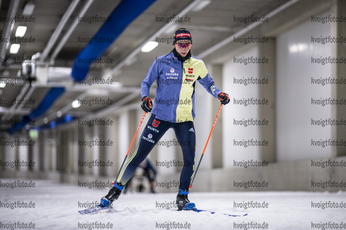 Oberhof, Deutschland, 26.10.22: Vanessa Voigt (Germany) in aktion waehrend des Training in der Skihalle am 26. Oktober 2022 in Oberhof. (Foto von Kevin Voigt / VOIGT)

Oberhof, Germany, 26.10.22: Vanessa Voigt (Germany) in action competes during the training in the ski tunnel at the October 26, 2022 in Oberhof. (Photo by Kevin Voigt / VOIGT)