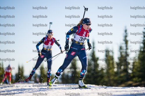 Sjusjoen, Norwegen, 12.11.22: Gro Njoelstad Randby (Norway), Maren Bakken (Norway) in aktion waehrend des Sprint der Damen bei dem Season Opening im Biathlon am 12. November 2022 in Sjusjoen. (Foto von Kevin Voigt / VOIGT)

Sjusjoen, Norway, 12.11.22: Gro Njoelstad Randby (Norway), Maren Bakken (Norway) in action competes during the women’s sprint at the Biathlon Season Opening on November 12, 2022 in Sjusjoen. (Photo by Kevin Voigt / VOIGT)