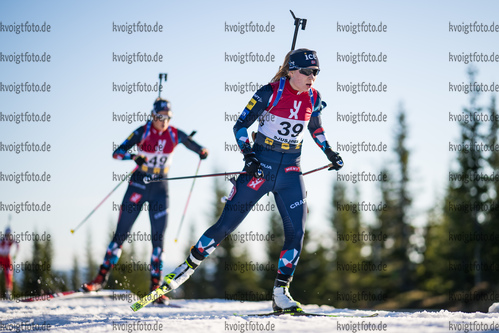 Sjusjoen, Norwegen, 12.11.22: Gro Njoelstad Randby (Norway), Maren Bakken (Norway) in aktion waehrend des Sprint der Damen bei dem Season Opening im Biathlon am 12. November 2022 in Sjusjoen. (Foto von Kevin Voigt / VOIGT)

Sjusjoen, Norway, 12.11.22: Gro Njoelstad Randby (Norway), Maren Bakken (Norway) in action competes during the women’s sprint at the Biathlon Season Opening on November 12, 2022 in Sjusjoen. (Photo by Kevin Voigt / VOIGT)
