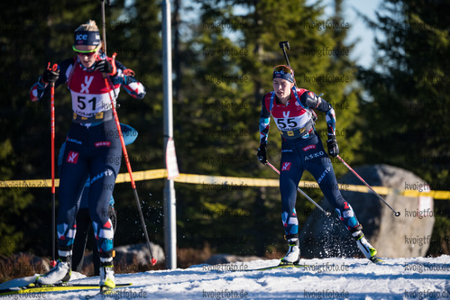 Sjusjoen, Norwegen, 12.11.22: Emilie Flo Stavik (Norway), Ida Lien (Norway) in aktion waehrend des Sprint der Damen bei dem Season Opening im Biathlon am 12. November 2022 in Sjusjoen. (Foto von Kevin Voigt / VOIGT)

Sjusjoen, Norway, 12.11.22: Emilie Flo Stavik (Norway), Ida Lien (Norway) in action competes during the women’s sprint at the Biathlon Season Opening on November 12, 2022 in Sjusjoen. (Photo by Kevin Voigt / VOIGT)