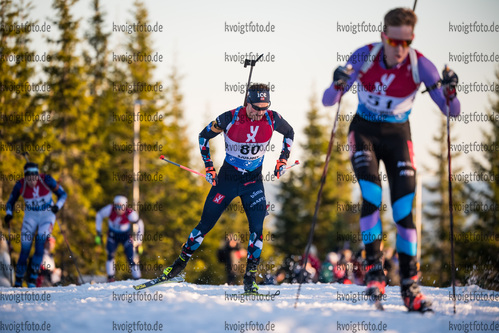 Sjusjoen, Norwegen, 12.11.22: Endre Stroemsheim  (Norway), Marcus Bolin Webb  (Norway) in aktion waehrend des Sprint der Herren bei dem Season Opening im Biathlon am 12. November 2022 in Sjusjoen. (Foto von Kevin Voigt / VOIGT)

Sjusjoen, Norway, 12.11.22: Endre Stroemsheim  (Norway), Marcus Bolin Webb  (Norway) in action competes during the men’s sprint at the Biathlon Season Opening on November 12, 2022 in Sjusjoen. (Photo by Kevin Voigt / VOIGT)
