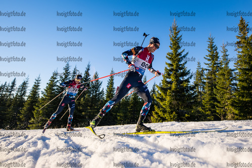 Sjusjoen, Norwegen, 12.11.22: Endre Stroemsheim  (Norway), Vebjoern Soerum  (Norway) in aktion waehrend des Sprint der Herren bei dem Season Opening im Biathlon am 12. November 2022 in Sjusjoen. (Foto von Kevin Voigt / VOIGT)

Sjusjoen, Norway, 12.11.22: Endre Stroemsheim  (Norway), Vebjoern Soerum  (Norway) in action competes during the men’s sprint at the Biathlon Season Opening on November 12, 2022 in Sjusjoen. (Photo by Kevin Voigt / VOIGT)
