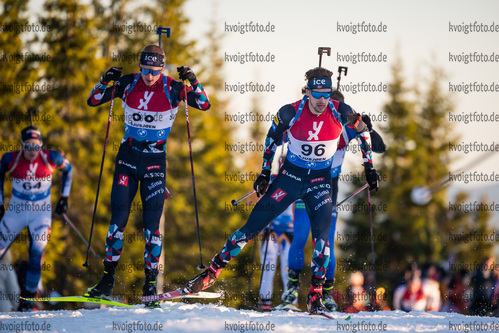 Sjusjoen, Norwegen, 12.11.22: Johannes Thingnes Boe  (Norway), Sturla Holm Laegreid  (Norway) in aktion waehrend des Sprint der Herren bei dem Season Opening im Biathlon am 12. November 2022 in Sjusjoen. (Foto von Kevin Voigt / VOIGT)

Sjusjoen, Norway, 12.11.22: Johannes Thingnes Boe  (Norway), Sturla Holm Laegreid  (Norway) in action competes during the men’s sprint at the Biathlon Season Opening on November 12, 2022 in Sjusjoen. (Photo by Kevin Voigt / VOIGT)