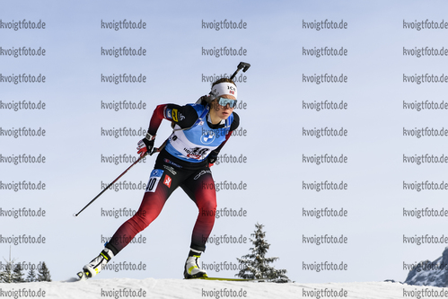 11.12.2020, xadex, Biathlon IBU Weltcup Hochfilzen, Sprint Damen, v.l. v.l. Karoline Offigstad Knotten (NOR)  / 

Copyright: EXPA/Adelsberger via VOIGT Fotografie