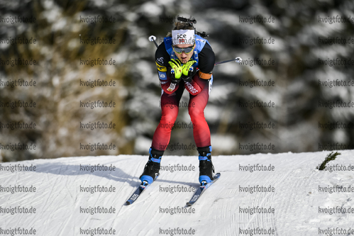 11.12.2020, xadex, Biathlon IBU Weltcup Hochfilzen, Sprint Damen, v.l. v.l. Marte Olsbu Roeiseland (NOR)  / 

Copyright: EXPA/Adelsberger via VOIGT Fotografie