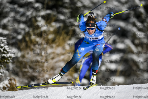 11.12.2020, xadex, Biathlon IBU Weltcup Hochfilzen, Sprint Damen, v.l. v.l. Caroline Colombo (FRA)  / 

Copyright: EXPA/Adelsberger via VOIGT Fotografie