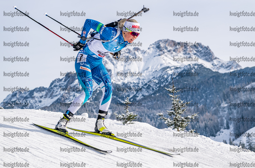 11.12.2020, xadex, Biathlon IBU Weltcup Hochfilzen, Sprint Damen, v.l. Mari Eder (FIN)  / 

Copyright: EXPA/Adelsberger via VOIGT Fotografie