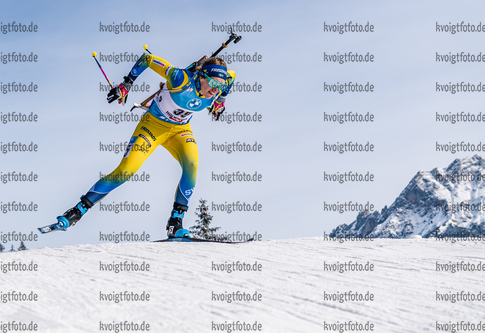 11.12.2020, xadex, Biathlon IBU Weltcup Hochfilzen, Sprint Damen, v.l. Elvira Oeberg (SWE)  / 

Copyright: EXPA/Adelsberger via VOIGT Fotografie