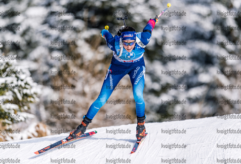 11.12.2020, xadex, Biathlon IBU Weltcup Hochfilzen, Sprint Damen, v.l. Aita Gasparin (SUI)  / 

Copyright: EXPA/Adelsberger via VOIGT Fotografie