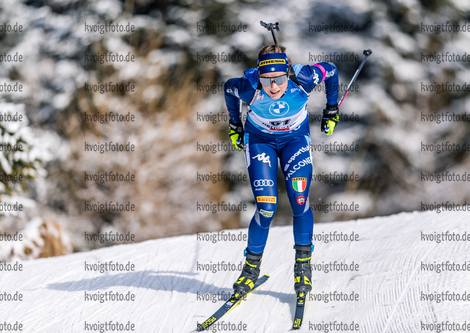 11.12.2020, xadex, Biathlon IBU Weltcup Hochfilzen, Sprint Damen, v.l. Irene Lardschneider (ITA)  / 

Copyright: EXPA/Adelsberger via VOIGT Fotografie