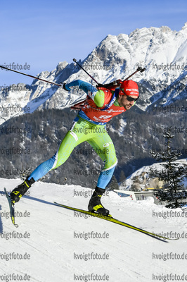 11.12.2020, xadex, Biathlon IBU Weltcup Hochfilzen, Sprint Herren, v.l. v.l. Jakov Fak (SLO)  / 

Copyright: EXPA/Adelsberger via VOIGT Fotografie