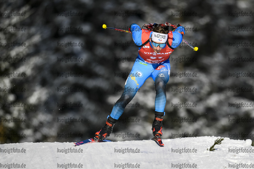 11.12.2020, xadex, Biathlon IBU Weltcup Hochfilzen, Sprint Herren, v.l. v.l. Fabien Claude (FRA)  / 

Copyright: EXPA/Adelsberger via VOIGT Fotografie
