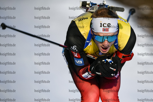 11.12.2020, xadex, Biathlon IBU Weltcup Hochfilzen, Sprint Herren, v.l. v.l. Johannes Thingnes Boe (NOR)  / 

Copyright: EXPA/Adelsberger via VOIGT Fotografie