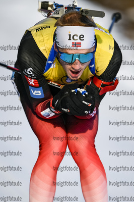 11.12.2020, xadex, Biathlon IBU Weltcup Hochfilzen, Sprint Herren, v.l. v.l. Johannes Thingnes Boe (NOR)  / 

Copyright: EXPA/Adelsberger via VOIGT Fotografie