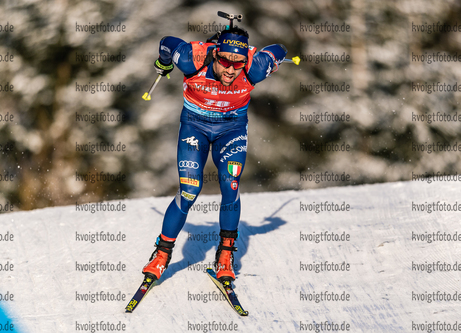 11.12.2020, xadex, Biathlon IBU Weltcup Hochfilzen, Sprint Herren, v.l. Thomas Bormolini (ITA)  / 

Copyright: EXPA/Adelsberger via VOIGT Fotografie