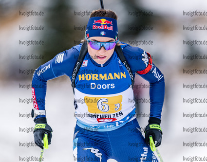 12.12.2020, xadex, Biathlon IBU Weltcup Hochfilzen, Staffel Damen, v.l. Dorothea Wierer (ITA)  / 

Copyright: EXPA/Adelsberger via VOIGT Fotografie