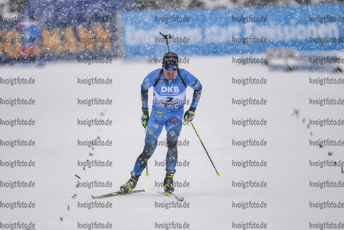 12.12.2020, xadex, Biathlon IBU Weltcup Hochfilzen, Verfolgung Herren, v.l. Quentin Fillon Maillet (FRA)  / 

Copyright: EXPA/Adelsberger via VOIGT Fotografie