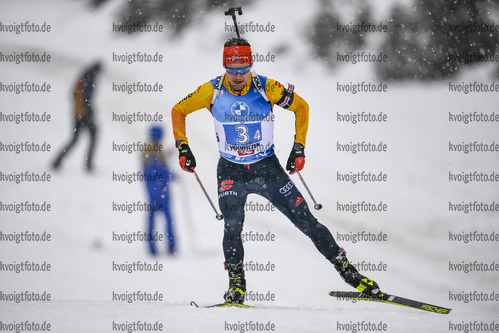 13.12.2020, xadex, Biathlon IBU Weltcup Hochfilzen, Staffel Herren, v.l. Philipp Horn (GER)  / 

Copyright: EXPA/Adelsberger via VOIGT Fotografie
