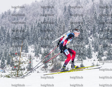 13.12.2020, xadex, Biathlon IBU Weltcup Hochfilzen, Staffel Herren, v.l. Tarjei Boe of Norway  / 

Copyright: EXPA/Adelsberger via VOIGT Fotografie