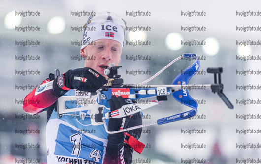 13.12.2020, xadex, Biathlon IBU Weltcup Hochfilzen, Staffel Herren, v.l. Johannes Thingnes Boe of Norway  / 

Copyright: EXPA/Adelsberger via VOIGT Fotografie