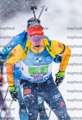 13.12.2020, xadex, Biathlon IBU Weltcup Hochfilzen, Staffel Herren, v.l. Roman Rees of Germany  / 

Copyright: EXPA/Adelsberger via VOIGT Fotografie