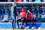 12.02.2022, xgotx, Fussball 1.Bundesliga, VfL Bochum - FC Bayern Muenchen, v.l. Trainer Julian Nagelsmann (FC Bayern Muenchen) sitzt auf der Bank / sits on the bench