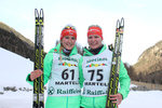 18.12.2015, xkvx, Wintersport, Biathlon Alpencup Martell, Sprint v.l. STRASSBERGER Theresa Maria, BOEMMEL Anna