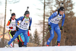19.12.2015, xkvx, Wintersport, Biathlon Alpencup Martell, Sprint v.l. LIEBSCHER Magdalena, SIEMONEIT Anna