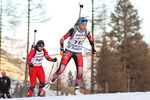 19.12.2015, xkvx, Wintersport, Biathlon Alpencup Martell, Sprint v.l. Schreder Anna-Maria