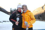 19.12.2015, xkvx, Wintersport, Biathlon Alpencup Martell, Sprint v.l. NEUNER Anna, WAGNER Sarah