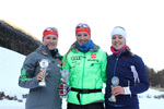 19.12.2015, xkvx, Wintersport, Biathlon Alpencup Martell, Sprint v.l. HETTICH Janina, WEIDEL Anna, SCHERER Stefanie
