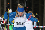 28.02.2016, xkvx, Wintersport, DSV Biathlon Deutschlandpokal Massenstart v.l. SACHENBACHER Maria