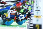 09.12.2017, xkvx, Wintersport, Biathlon IBU Junior Cup - Obertilliach, Sprint v.l. CLAUDE Emilien