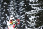 10.12.2017, xkvx, Wintersport, Biathlon IBU Junior Cup - Obertilliach, Sprint v.l. SZWAJNOS Marcin