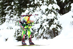 10.12.2017, xkvx, Wintersport, Biathlon IBU Junior Cup - Obertilliach, Sprint v.l. TSIURYN Kiryl