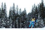 10.12.2017, xkvx, Wintersport, Biathlon IBU Junior Cup - Obertilliach, Sprint v.l. LAMURE Morgan